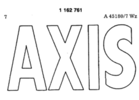 AXIS Logo (DPMA, 14.09.1988)