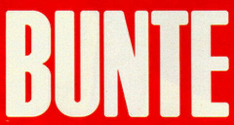 BUNTE Logo (DPMA, 01/18/1980)