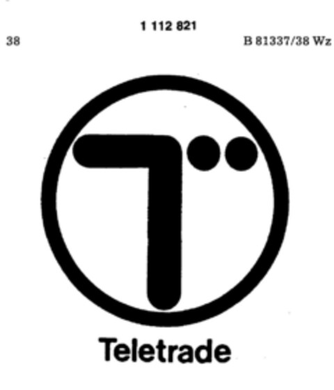 Teletrade Logo (DPMA, 17.03.1987)