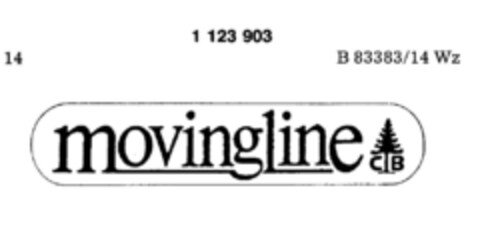 movingline CB Logo (DPMA, 04.12.1987)