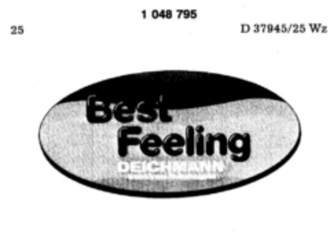 Best Feeling DEICHMANN wenn`s um Schuhe geht Logo (DPMA, 13.11.1982)