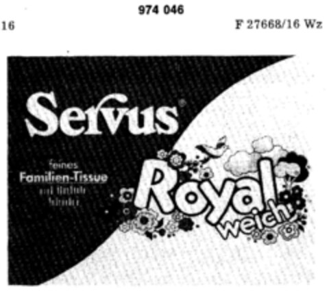 Servus Royal weich Logo (DPMA, 03.11.1977)