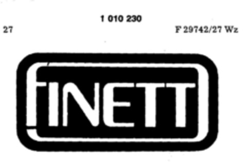FINETT Logo (DPMA, 18.03.1980)