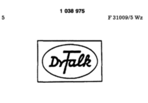 Dr Falk Logo (DPMA, 17.02.1982)