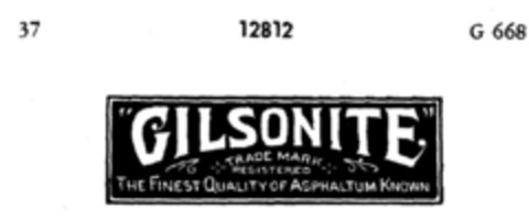 GILSONITE Logo (DPMA, 27.03.1895)