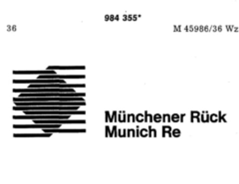 MÜNCHENER RÜCK Logo (DPMA, 02.04.1979)