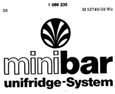 minibar unifridge-System Logo (DPMA, 18.10.1983)