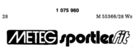 METEG sportlerfit Logo (DPMA, 18.09.1984)