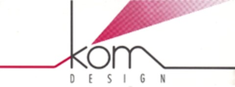 kom DESIGN Logo (DPMA, 19.07.1985)