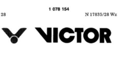 VICTOR Logo (DPMA, 10/01/1981)