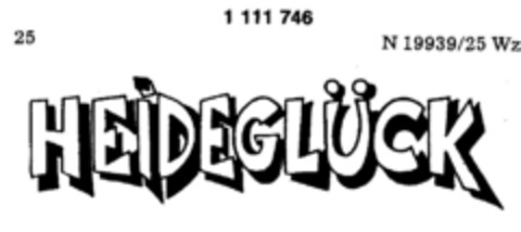 HEIDEGLÜCK Logo (DPMA, 24.09.1985)