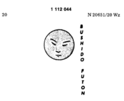 BUSHIDO FUTON Logo (DPMA, 21.11.1986)