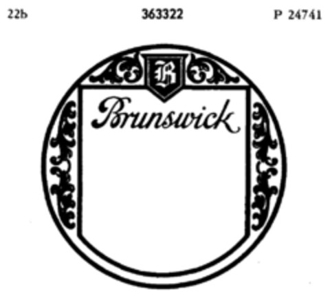 Brunswick B Logo (DPMA, 02.12.1926)