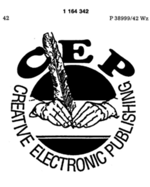 CEP CREATIVE ELECTRONIC PUBLISHING Logo (DPMA, 05.01.1990)