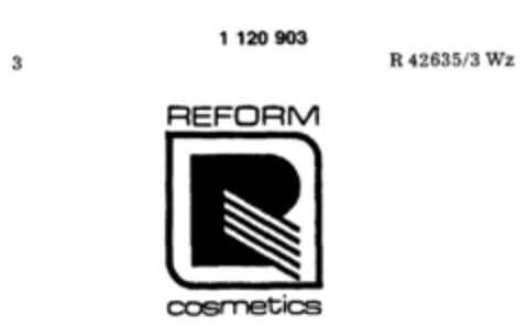 REFORM cosmetics Logo (DPMA, 11.12.1984)