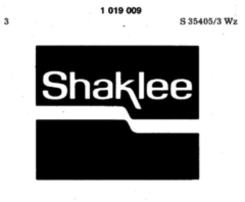 Shaklee Logo (DPMA, 20.09.1980)