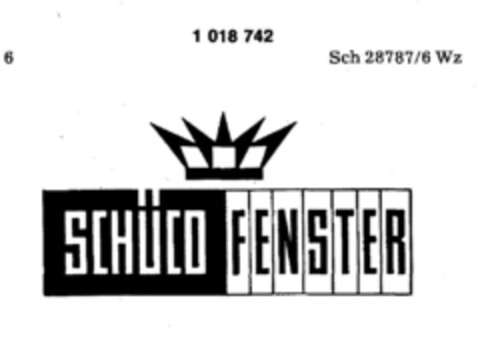 SCHÜCO FENSTER Logo (DPMA, 10/23/1980)