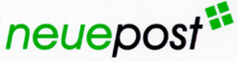 neuepost Logo (DPMA, 27.06.2001)