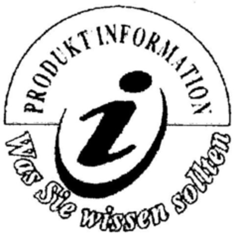 PRODUKTINFORMATION i Was Sie wissen sollten Logo (DPMA, 19.11.2001)