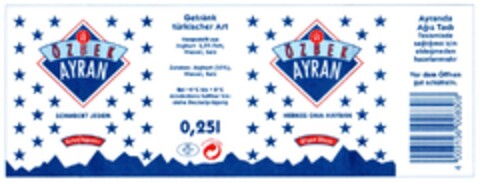 ÖZBEK AYRAN Logo (DPMA, 02/27/2008)