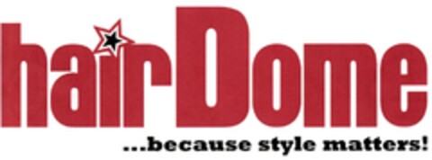 hairDome ...because style matters! Logo (DPMA, 05/29/2008)