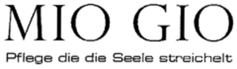 MIO GIO Pflege die die Seele streichelt Logo (DPMA, 25.06.2008)