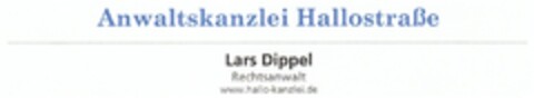 Anwaltskanzlei Hallostraße Lars Dippel Rechtsanwalt www.hallo-kanzlei.de Logo (DPMA, 11/15/2009)