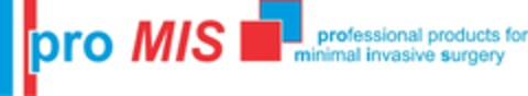 pro MIS professional products for minimal invasive surgery Logo (DPMA, 12.03.2010)