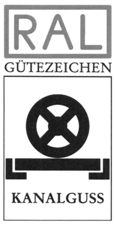 RAL GÜTEZEICHEN KANALGUSS Logo (DPMA, 20.04.2011)