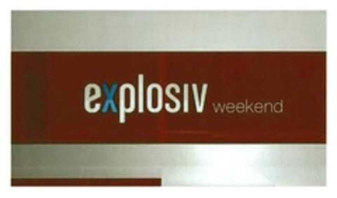 explosiv weekend Logo (DPMA, 12.07.2017)