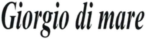 Giorgio di mare Logo (DPMA, 02.10.2012)