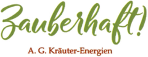 zauberhaft! A.G. Kräuter-Energien Logo (DPMA, 09.07.2022)