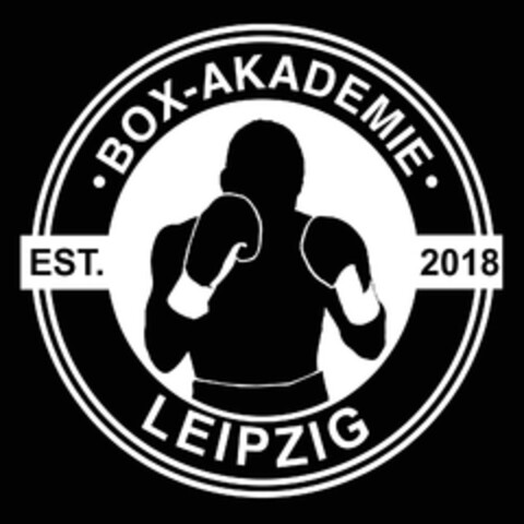 · BOX-AKADEMIE · LEIPZIG EST. 2018 Logo (DPMA, 19.11.2024)