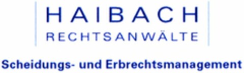 HAIBACH RECHTSANWÄLTE Logo (DPMA, 26.08.2004)