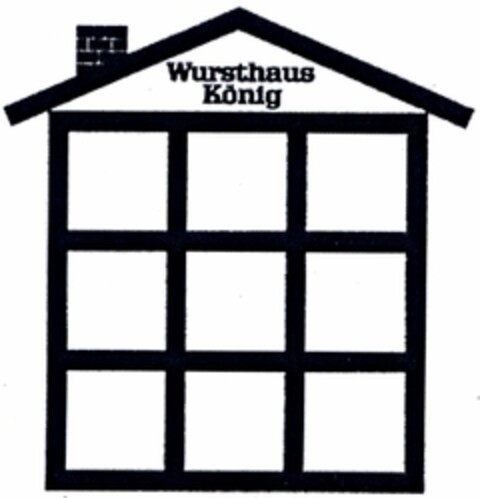 Wursthaus König Logo (DPMA, 17.09.2004)