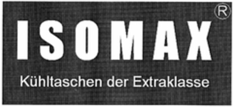 ISOMAX Kühltaschen der Extraklasse Logo (DPMA, 04/01/2005)