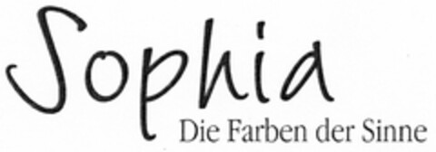 Sophia Die Farben der Sinne Logo (DPMA, 04/08/2005)