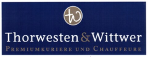 tw Thorwesten & Wittwer PREMIUM KURIERE UND CHAUFFEURE Logo (DPMA, 27.02.2007)