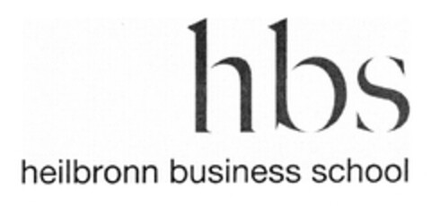 hbs heilbronn business school Logo (DPMA, 10/18/2007)