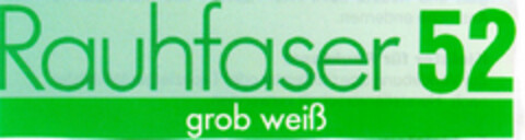 Rauhfaser 52 grob weiß Logo (DPMA, 21.06.1995)