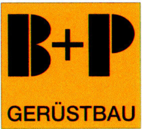 B+P GERÜSTBAU Logo (DPMA, 06.11.1995)