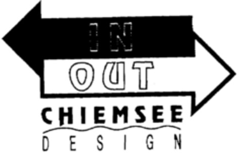 IN OUT C H I E M S E E  D E S I G N Logo (DPMA, 21.11.1995)