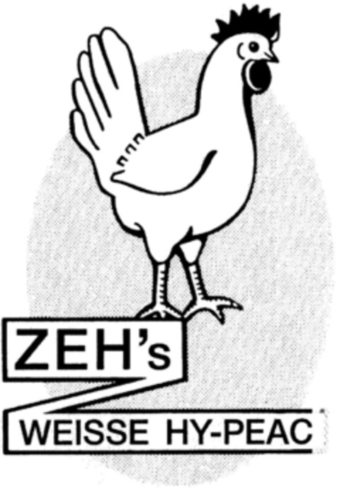 ZEH's WEISSE HY-PEAC Logo (DPMA, 16.11.1996)