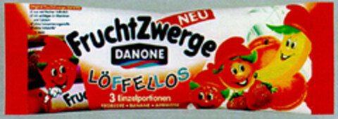 DANONE FruchtZwerge LÖFFELLOS Logo (DPMA, 14.06.1997)