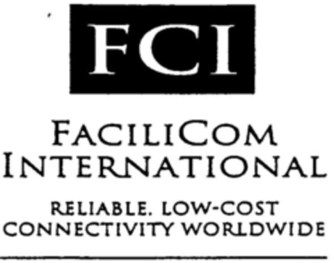 FCI FACILICOM INTERNATIONAL Logo (DPMA, 15.10.1998)