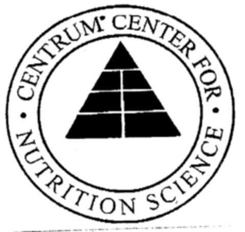 ·CENTRUM CENTER FOR· NUTRITION SCIENCE Logo (DPMA, 03/16/1999)