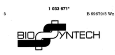 BIO SYNTECH Logo (DPMA, 02/03/1982)