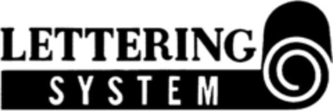 LETTERING SYSTEM Logo (DPMA, 18.06.1992)