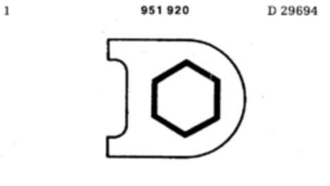 D Logo (DPMA, 08/20/1975)