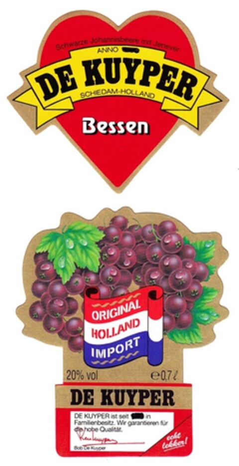 DE KUYPER Bessen Logo (DPMA, 05.12.1992)